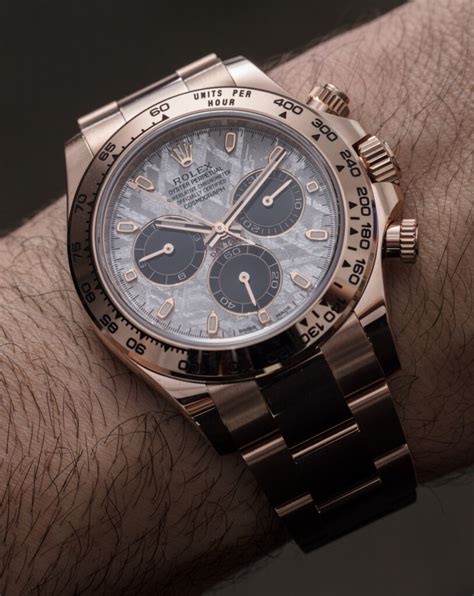 rolex daytona meteorite price|Rolex daytona meteorite yellow gold.